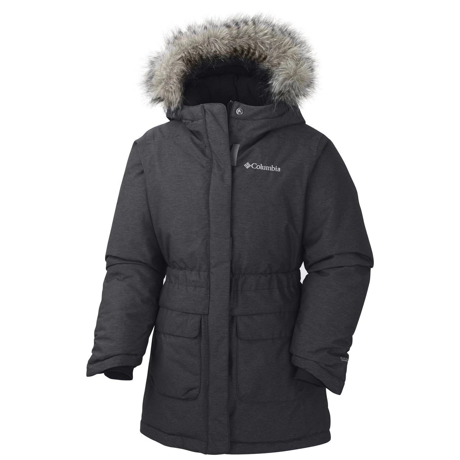 Columbia Youth Nordic Strider Waterproof Insulated Ski Jacket Black with OUTGROWN